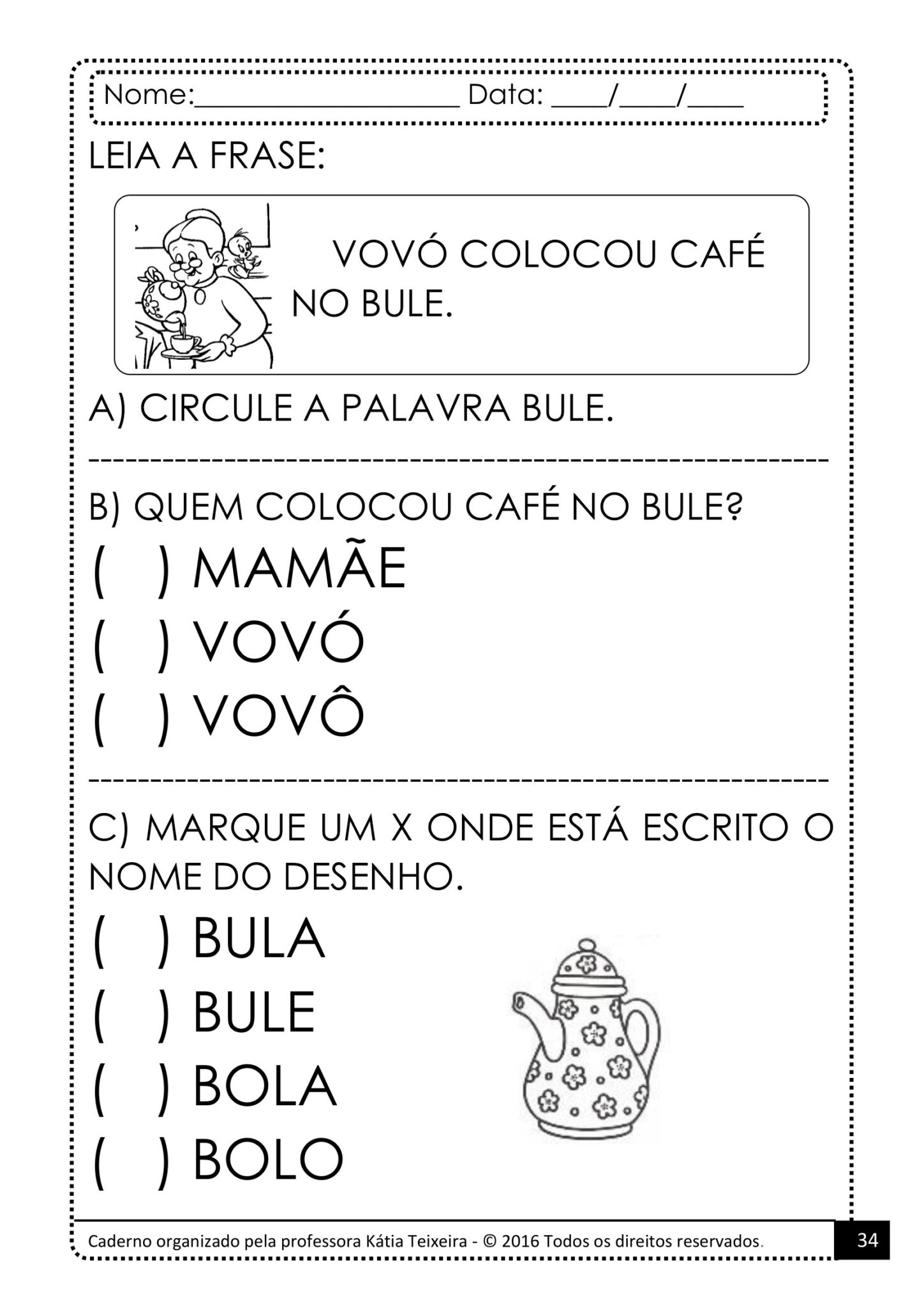 Pacote De Alfabetização Palavras Geradoras Com 10 Apostilas Abc Divertido 8127