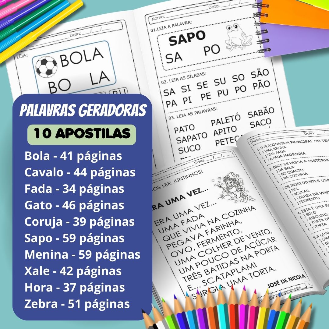 Atividades para baixar projeto de alfabetização palavra Bola