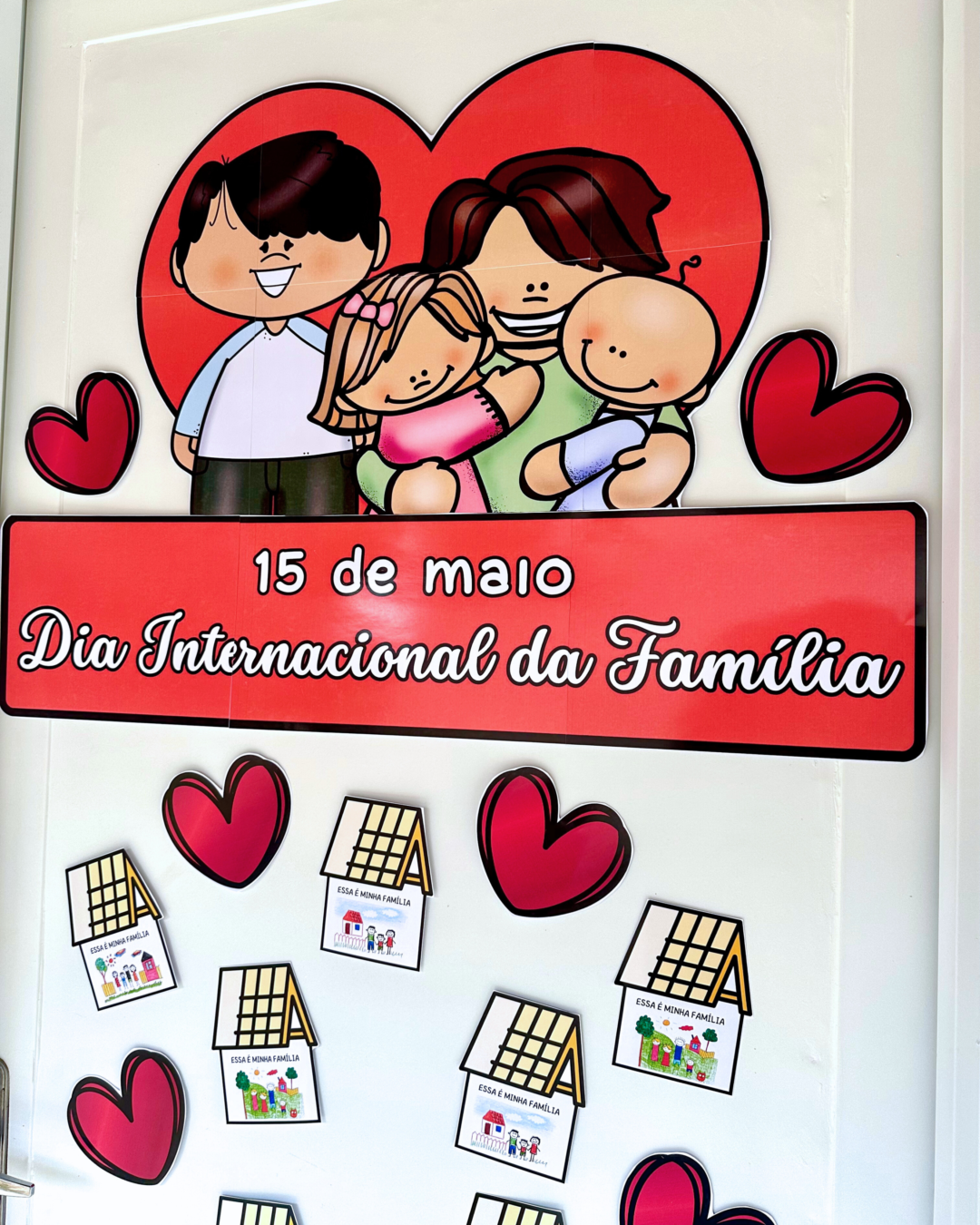 Arquivo para decoração de porta Dia Internacional da Família. - Image 3