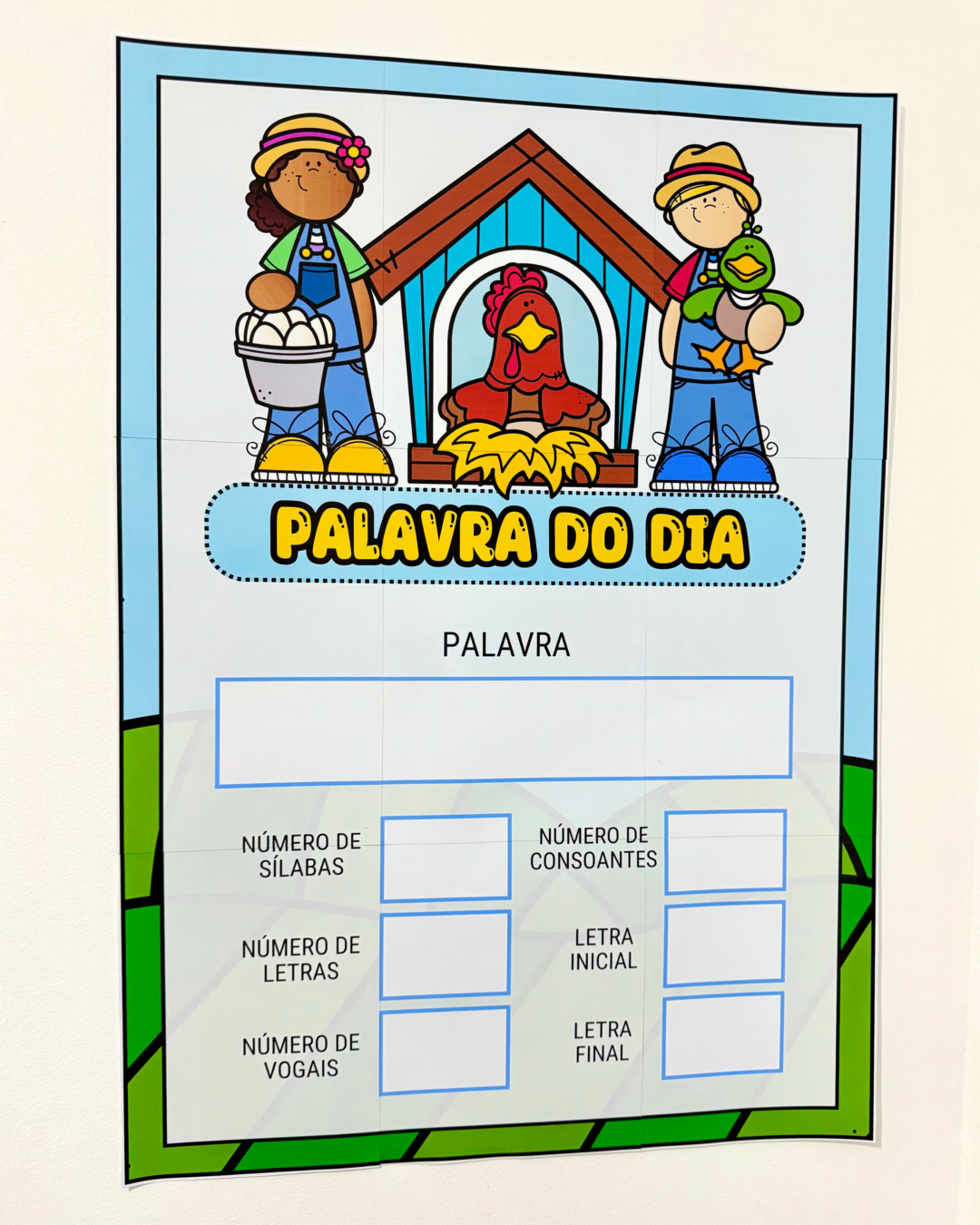 Kit Ornamentação de Sala de Aula – Tema Fazendinha - Image 2