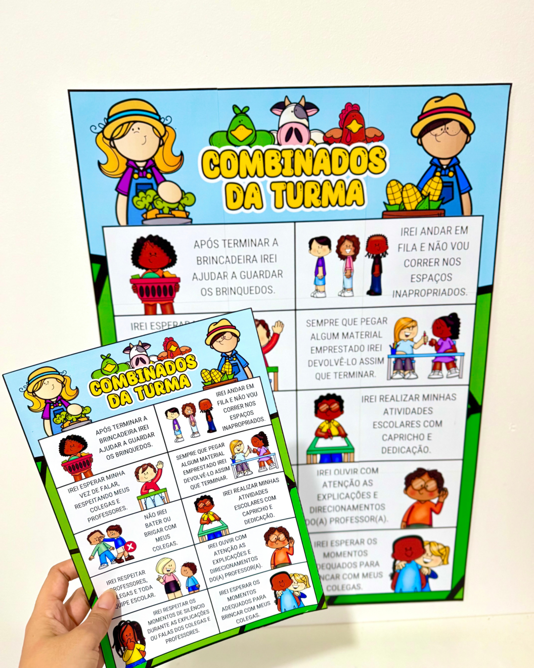 Kit Ornamentação de Sala de Aula – Tema Fazendinha - Image 26