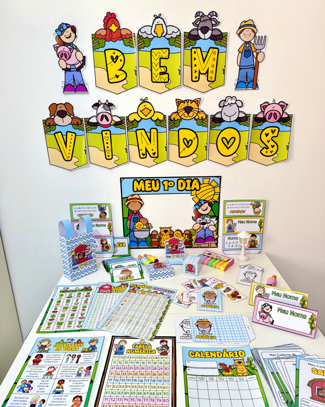 Kit Ornamentação de Sala de Aula – Tema Fazendinha - Image 22