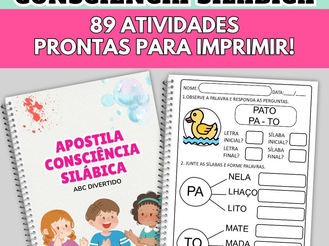 Apostila Consciência Silábica 89 Páginas