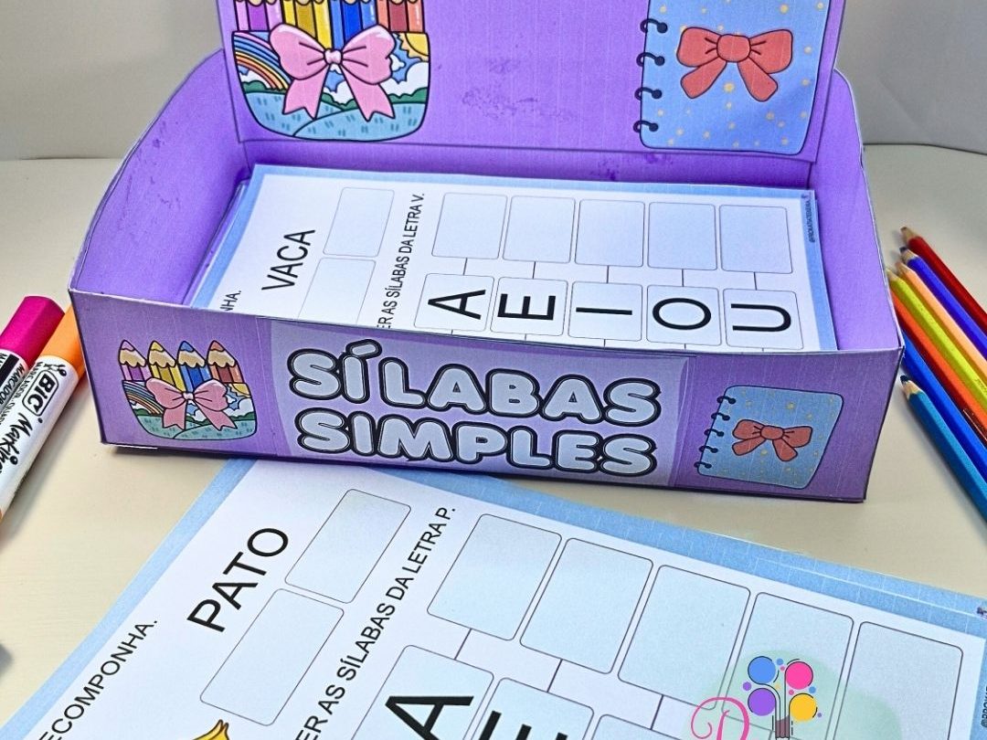Caderno Sílabas Simples – Educação Especial