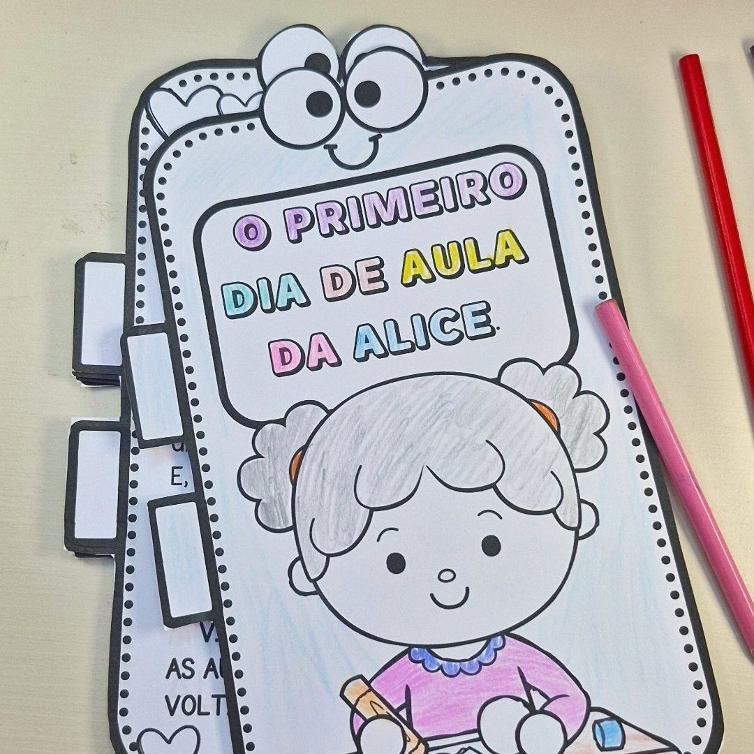 Livro Interativo – O Primeiro Dia de Aula da Alice