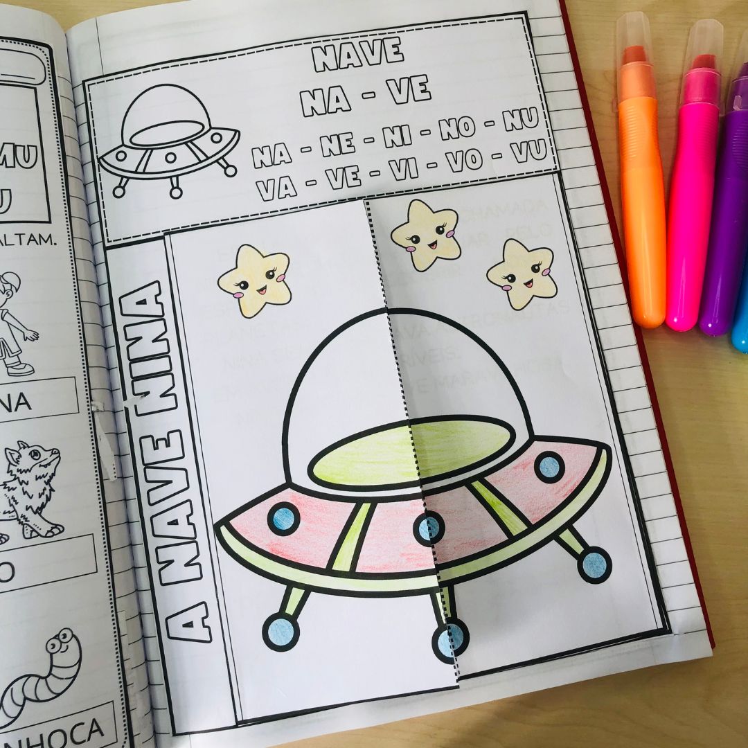 Coleção Alfabetizando com palavras - chave e textos interativos V01 - Imagem 6