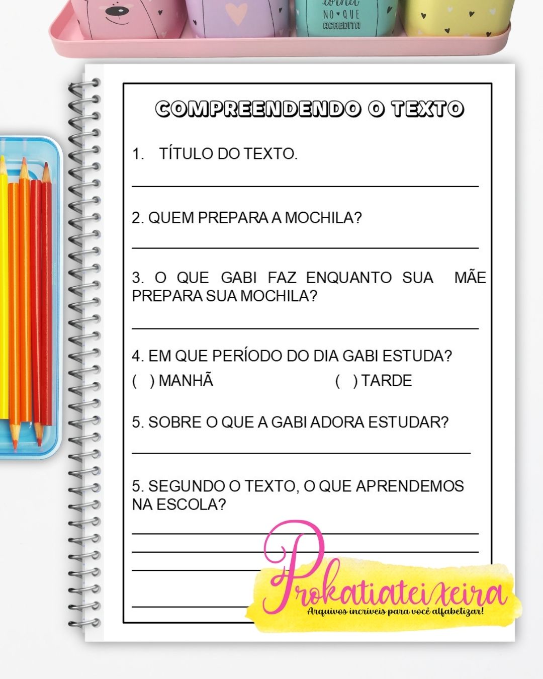 Sequência Didática Volta às Aulas com 17 páginas - Imagem 2