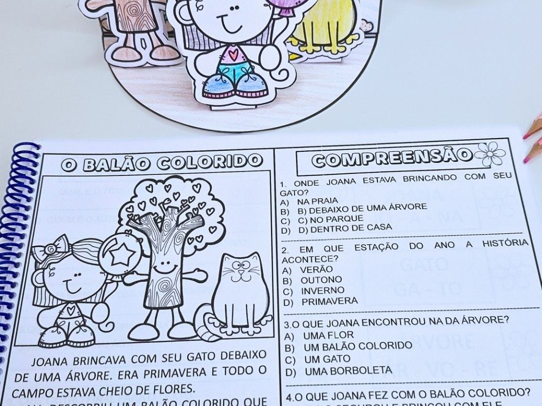Sequência Didática O Balão Colorido 12 páginas