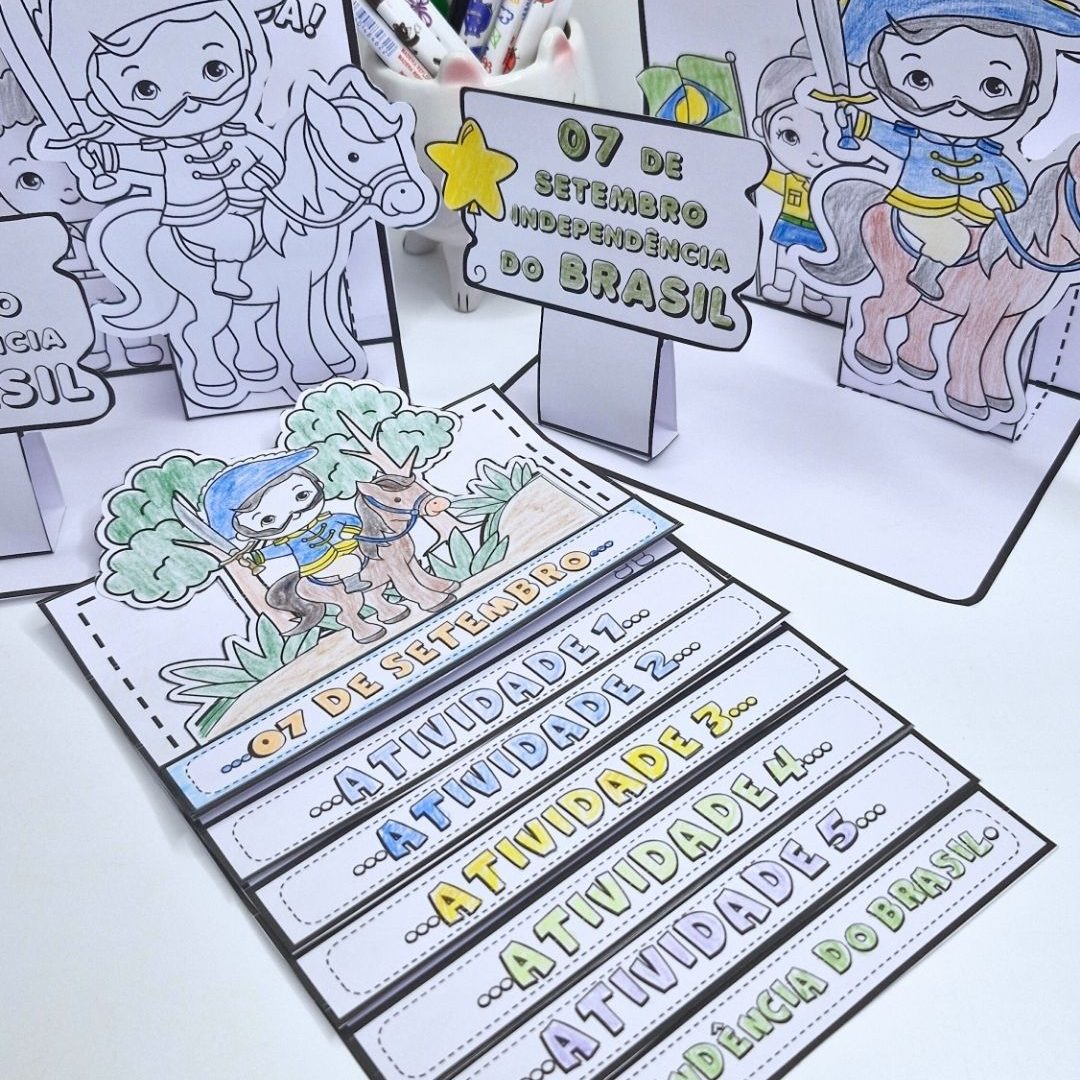 Flipbook e Cenário 7 de Setembro – Independência do Brasil