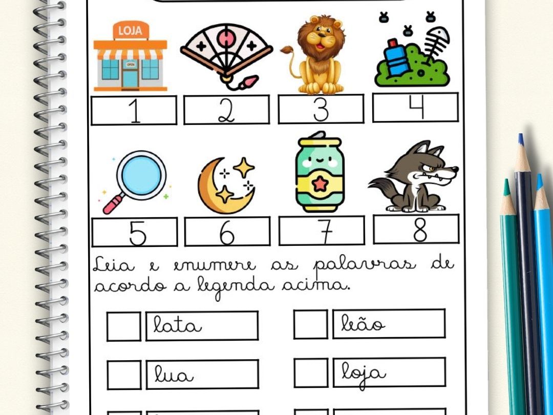 Lendo Palavras Letra Cursiva