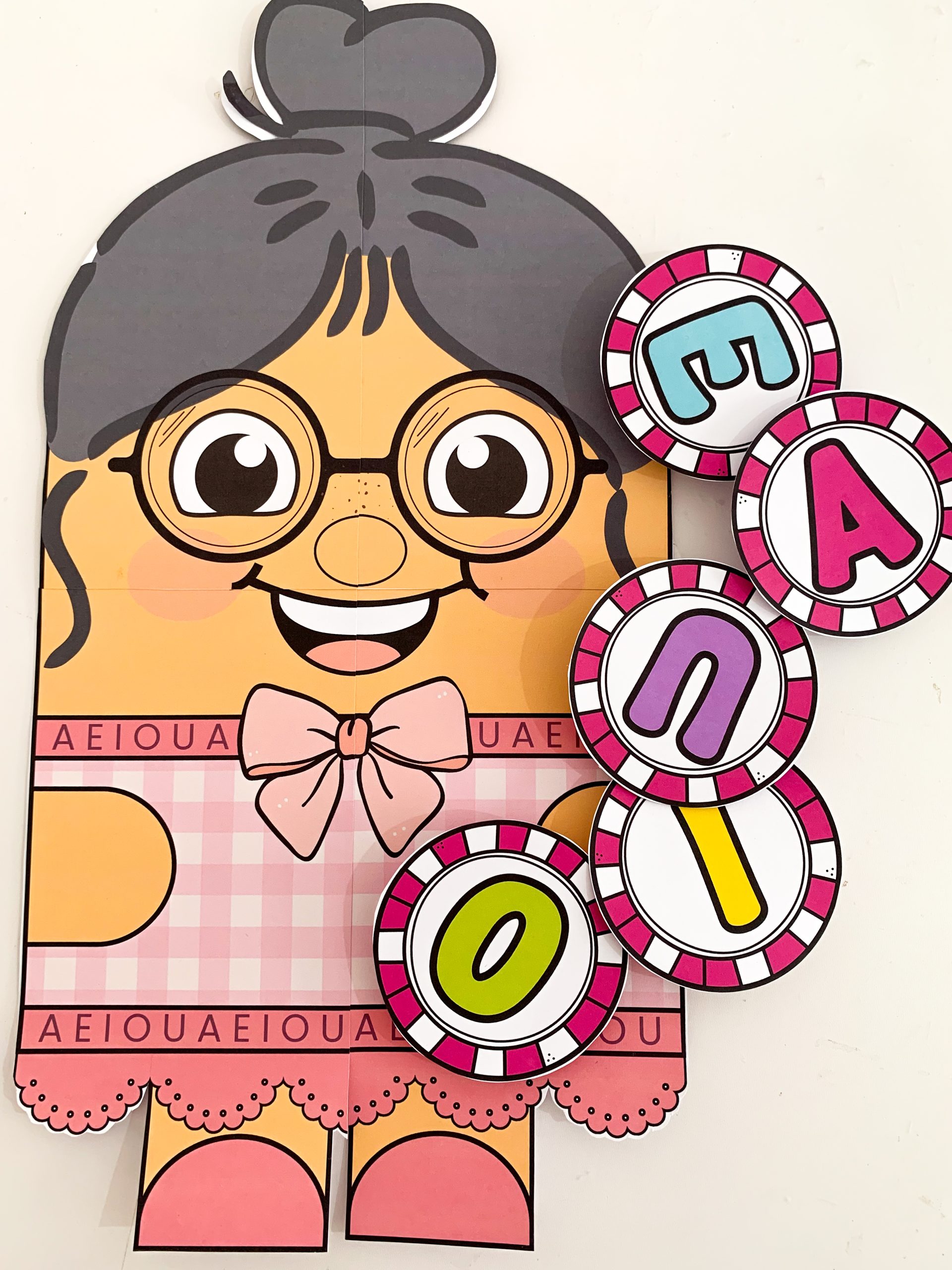 Luva de História da Senhora Vogal - Imagem 2