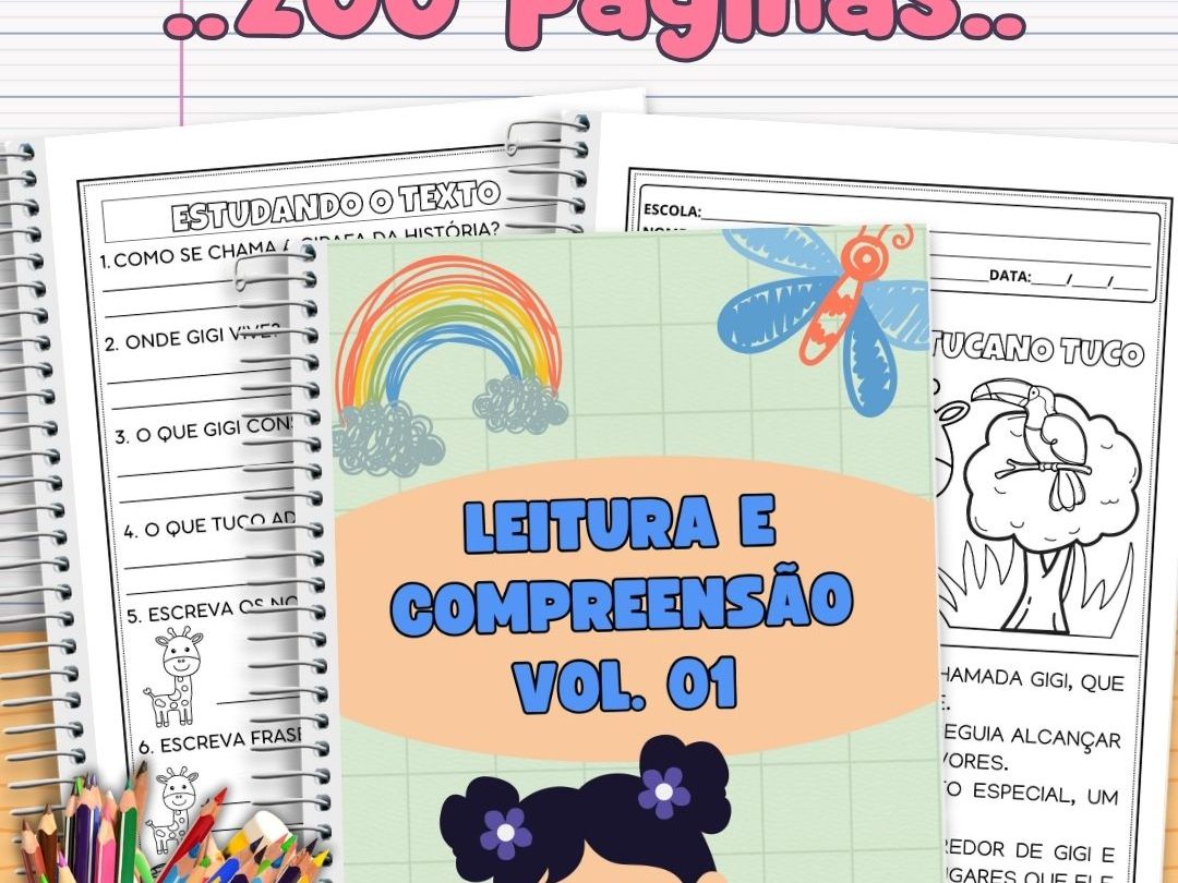 Atividades de Leitura e Compreensão 2° ano 100 Leiturinhas