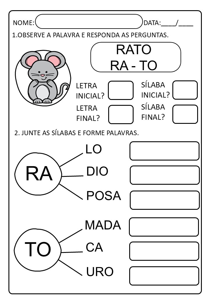 Apostila Consciência Silábica 89 Páginas - Imagem 8