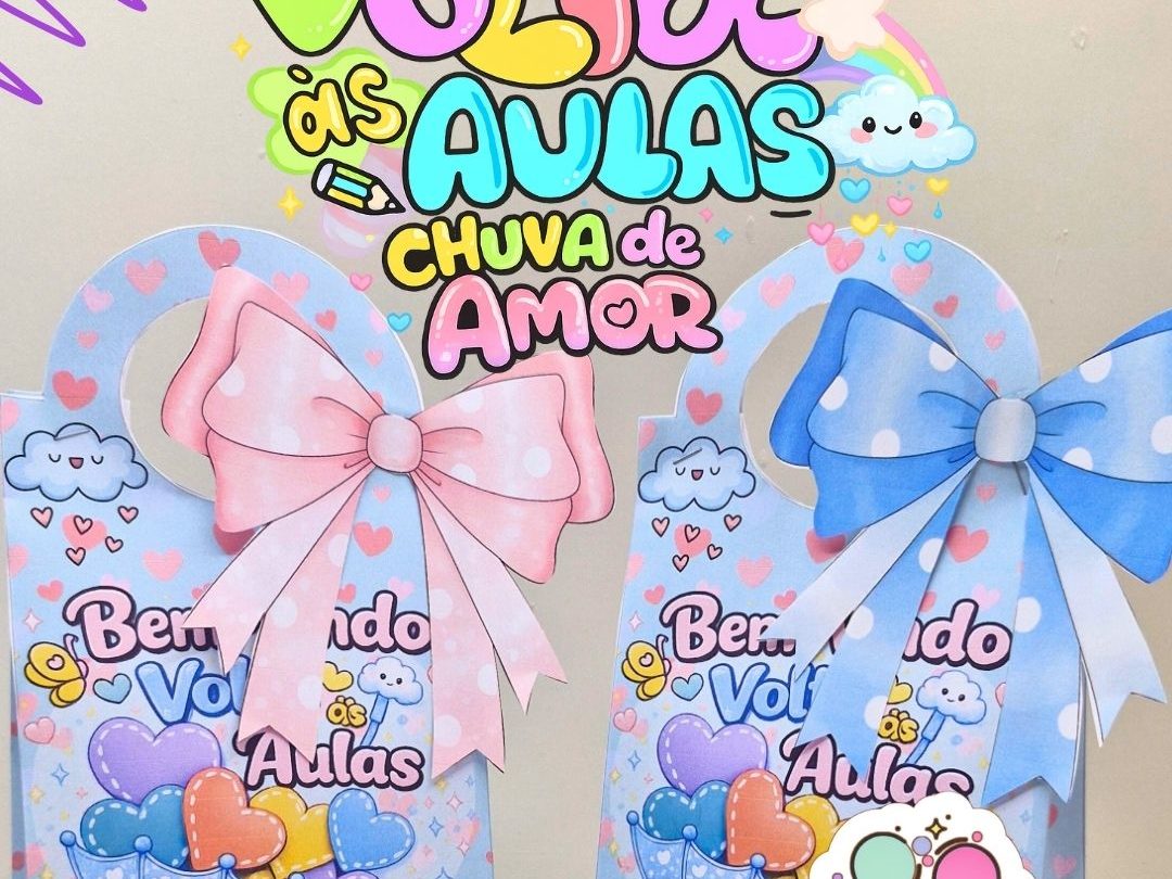 i Lembrancinha Volta às Aulas Chuva de Amor 05