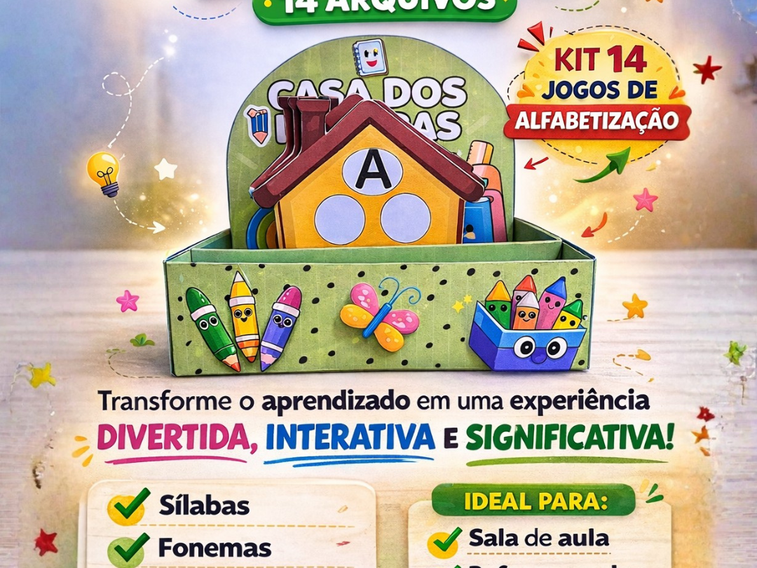 Combo Jogos para Imprimir Ed. Especial 14 arquivos