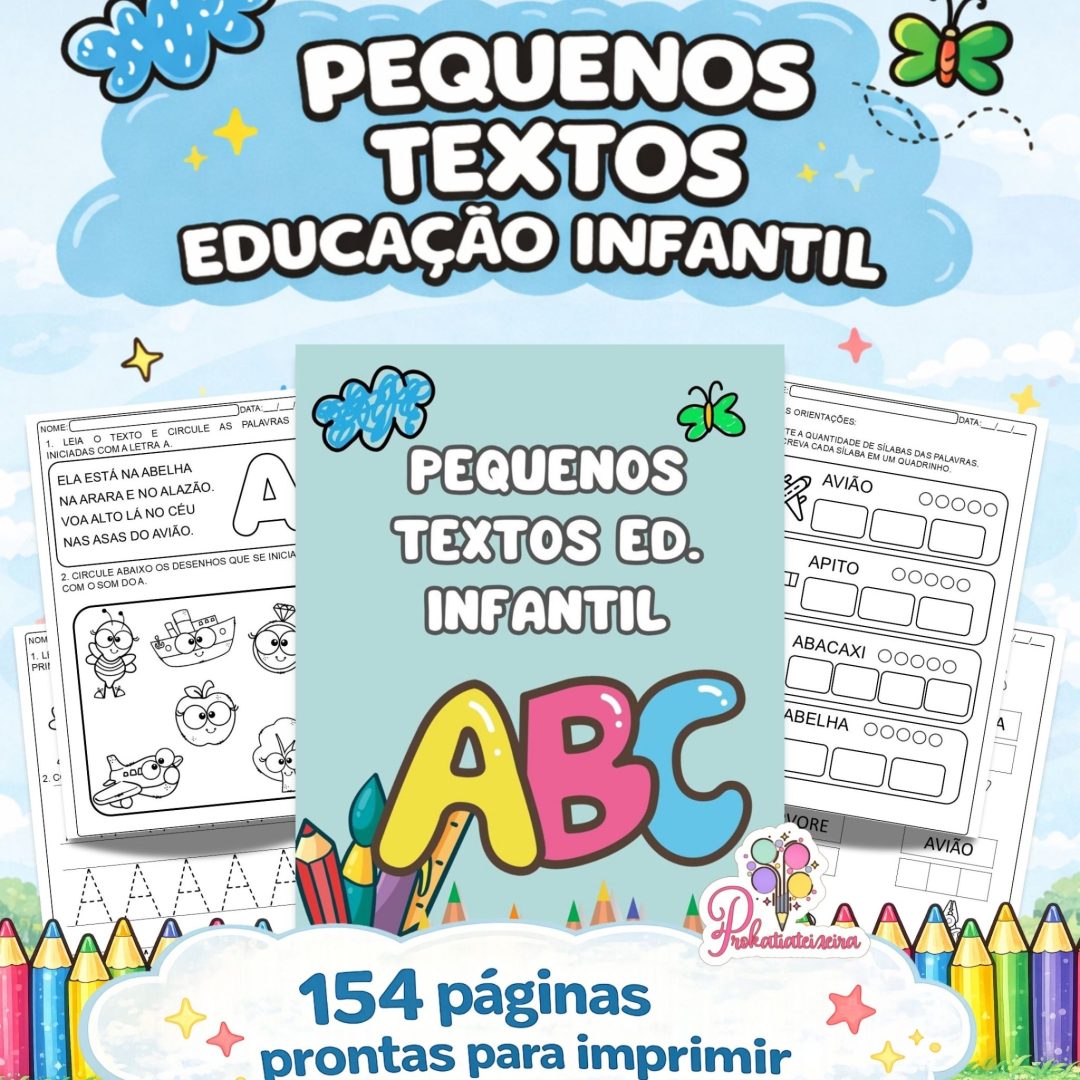 Pequenos Textos Educação Infantil 154 páginas
