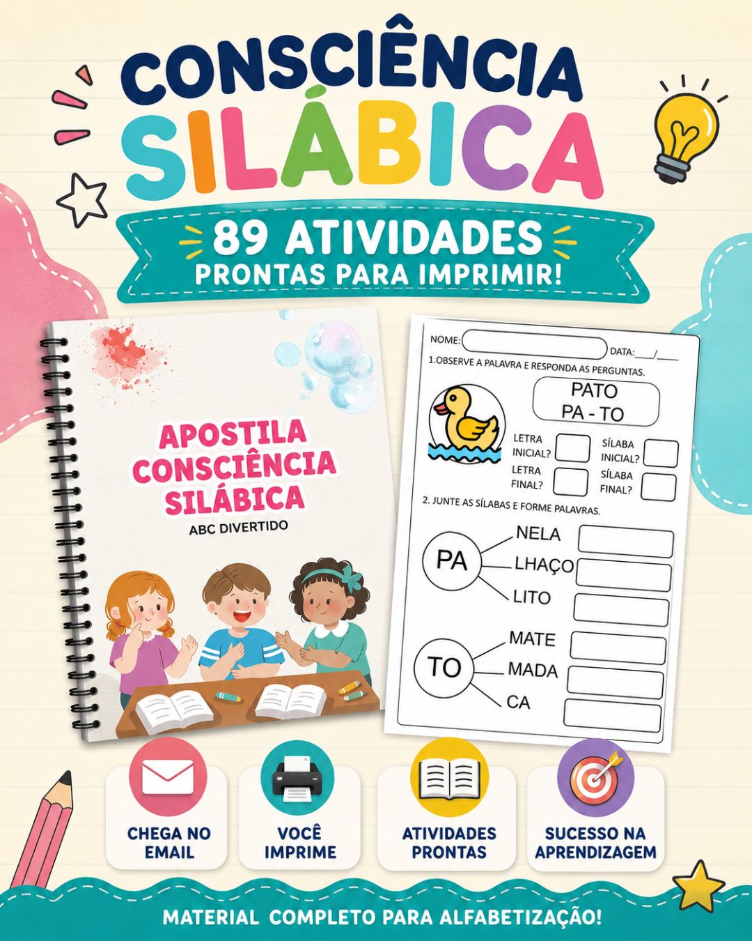 Apostila Consciência Silábica 89 Páginas