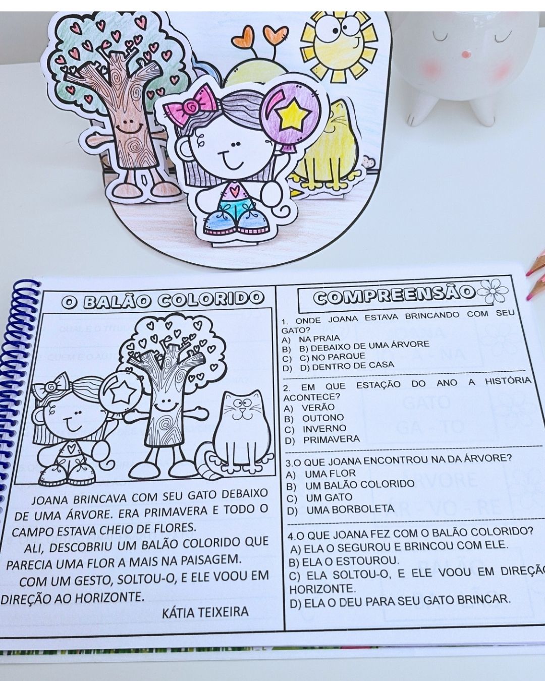 Sequência Didática O Balão Colorido 12 páginas - Imagem 2