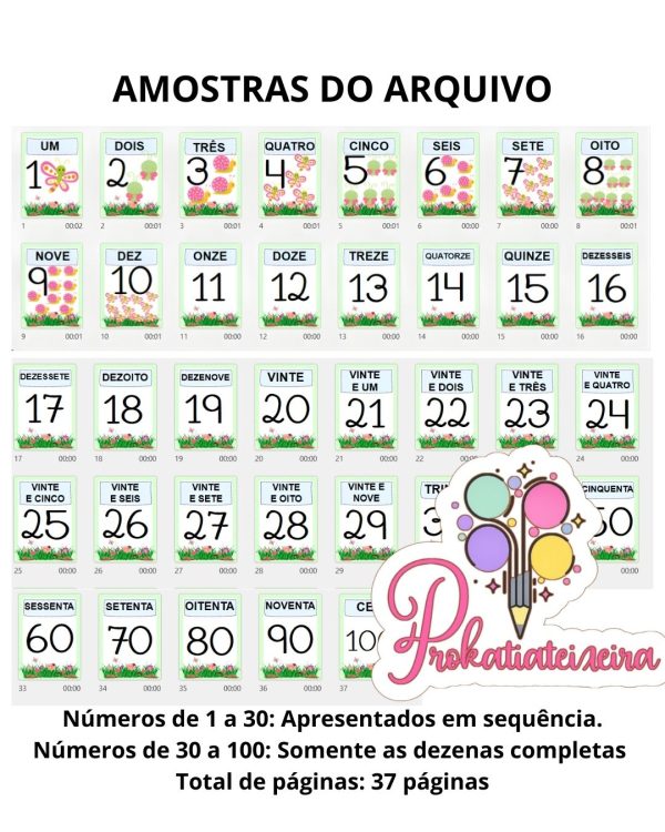 Kit Alfabetos e Números ilustrados Parede - Imagem 15
