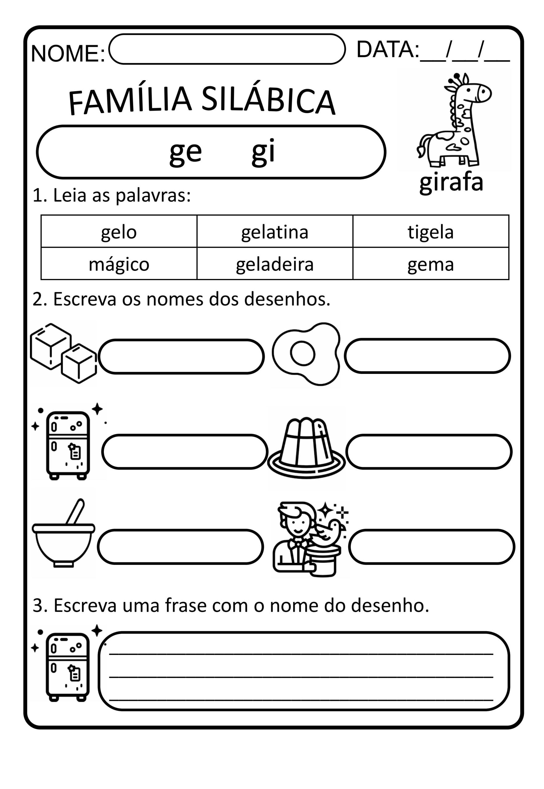 Atividades Sílabas Complexas PDF - Imagem 11
