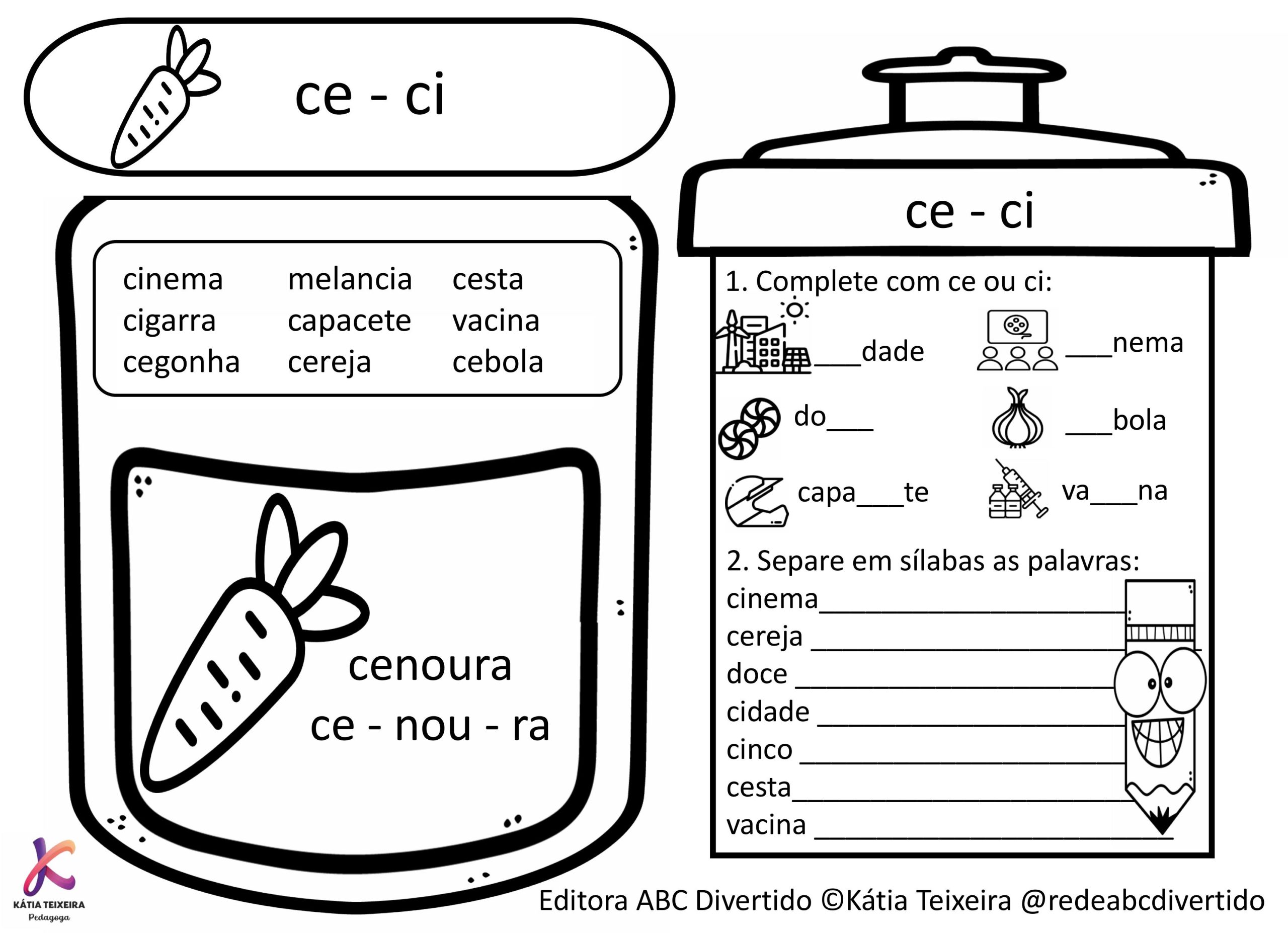 Atividades Sílabas Complexas PDF - Imagem 8