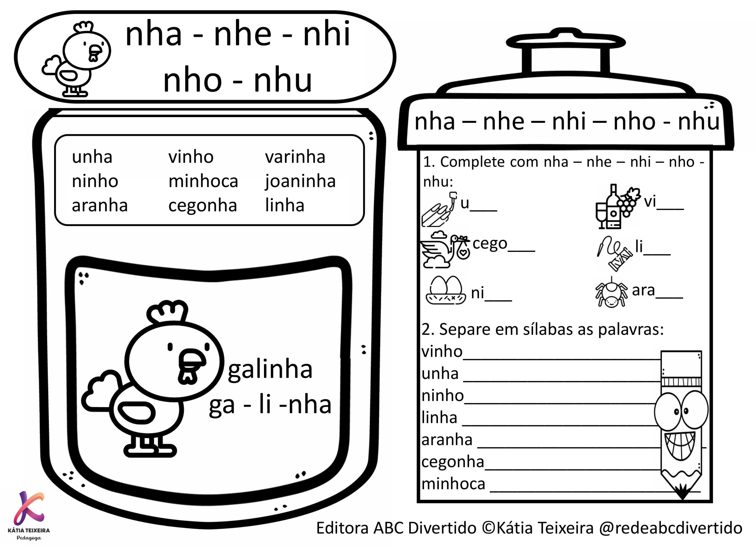 Atividades Sílabas Complexas PDF - Imagem 9